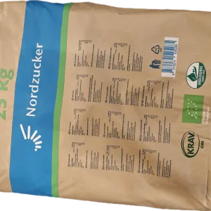 Ekologisk socker 25 kg säck